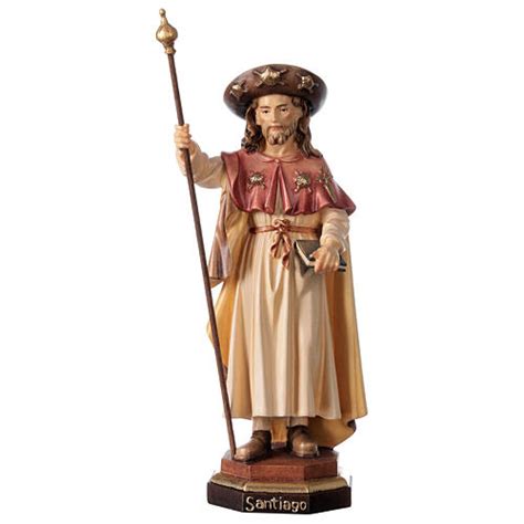 Saint James The Greater statue, in Valgardena wood | online sales on ...