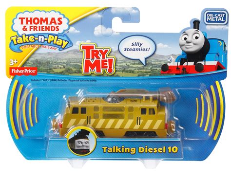 Buy Fisher-Price Thomas and Friends Take-n-Play - Talking Diesel 10 ...