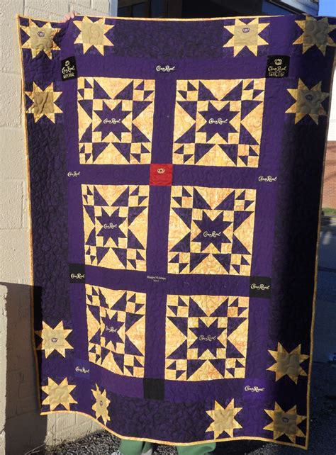 Katie's Quilts and Crafts: New Crown Royal Quilt