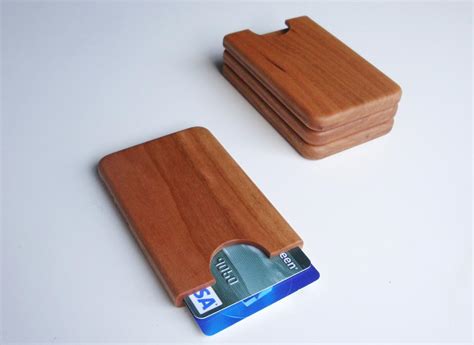 Handmade Wooden Business Card Holder | Gadgetsin