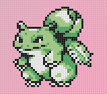 #002 Ivysaur. Pokemon Red | Pixel art, Pokemon red, Pokemon