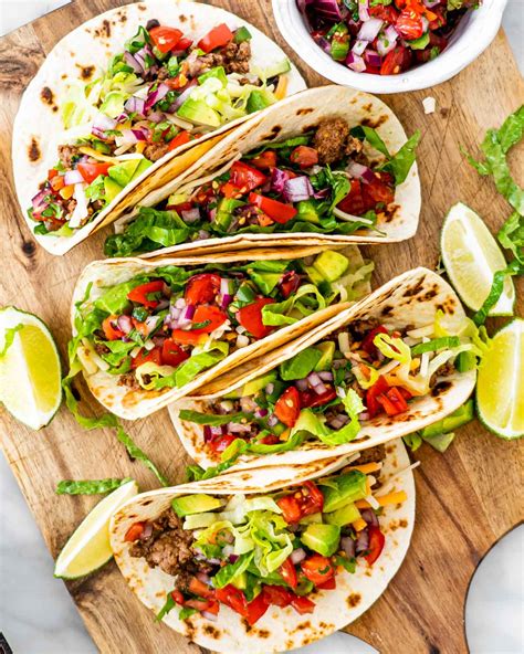 Easy Ground Beef Tacos - Jo Cooks
