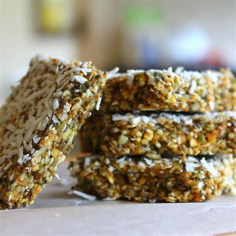 Chia Seed Slice | Savory snacks, Healthy sweets, Food processor recipes