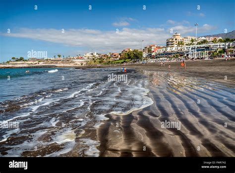 Playa de Fanabe, Costa Adeje, Tenerife Stock Photo: 101928738 - Alamy