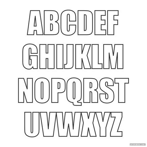 Free Block Letter Font Every Font Is Free To Download! - Printable Templates Free