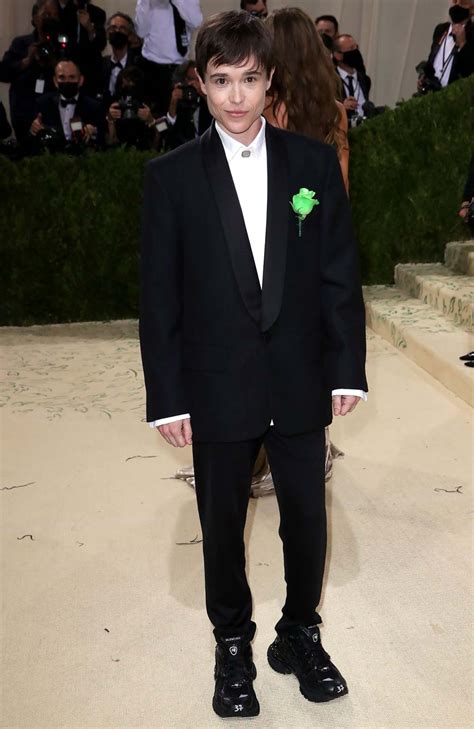 Met Gala 2021: Elliot Page Walks 1st Red Carpet Since Transition | Us Weekly