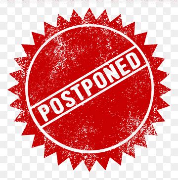 Postponed png images | PNGWing