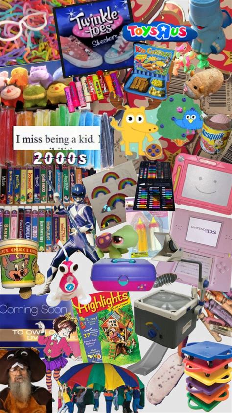 a collage of toys, books, and other items from the 80s's