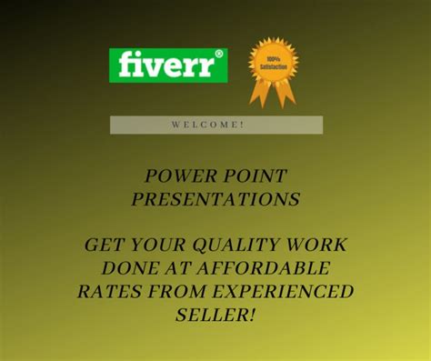 Design professional powerpoint presentation by Shahzadbaloch1 | Fiverr