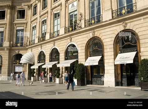 Shops in Place Vendome, Paris, France Stock Photo: 9162142 - Alamy