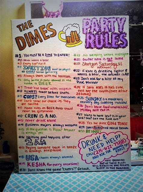 11 People Who Spent Way too Much Time Writing Out Elaborate Party Rules ...