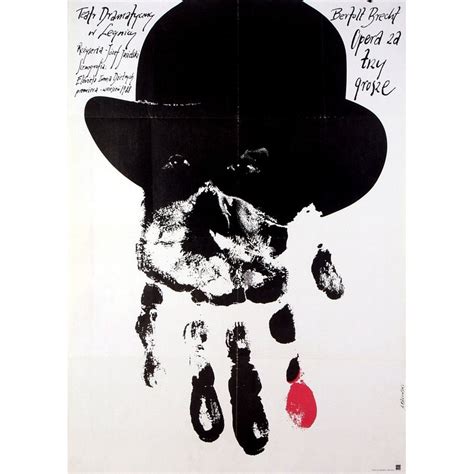 The Threepenny Opera, Bertolt Brecht, Polish Theater Poster