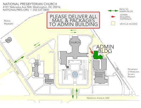 Campus Map DELIVERY - National Presbyterian Church