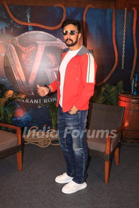 Kiccha Sudeep promoting his upcoming film Vikrant Rona in Juhu Photo