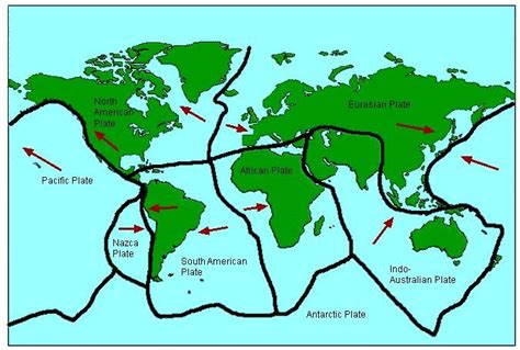 Earthquake Fault Lines World Map - Zip Code Map