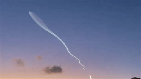 SpaceX Falcon 9 Rocket Climbs Into Sky Over San Diego