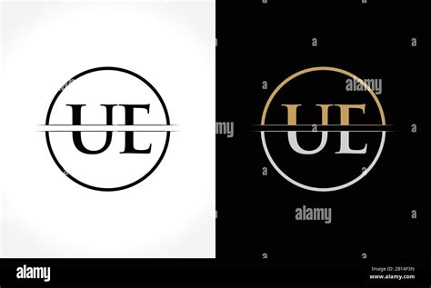 Initial Letter UE Logo Design Vector Template. UE Letter Logo Design Stock Vector Image & Art ...