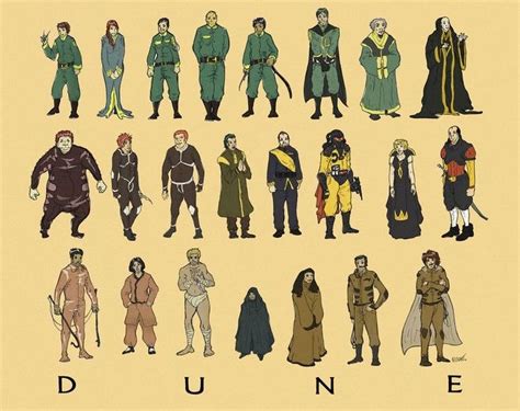 Dune character guide | Dune characters, Dune art, Dune novel