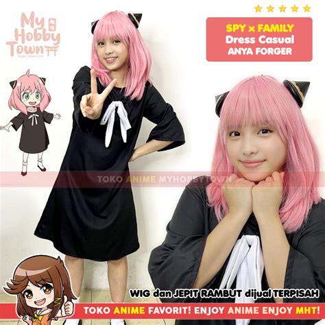 Jual Kostum Cosplay Anime Spy X Family Dress Anya Forger Casual Dewasa | Shopee Indonesia