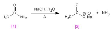Hidrólisis básica de amidas