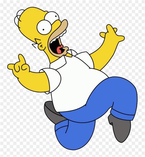 Homer Simpson Png - Homer Simpson Running Png Clipart (#548547) - PinClipart