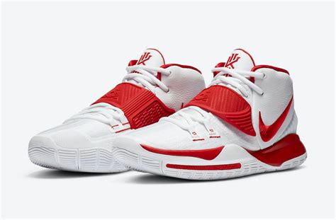 Nike Kyrie 6 Releasing in White and University Red | Sneakers Cartel