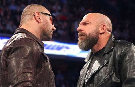 WWE legend Batista explains why he wanted to face Triple H in his final ...