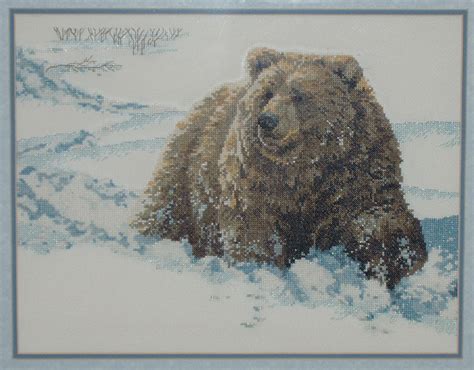 Grizzly Bear Cross Stitch by Adaera on DeviantArt