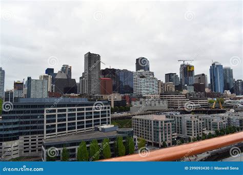 Downtown Skyline in Seattle Stock Photo - Image of architecture ...