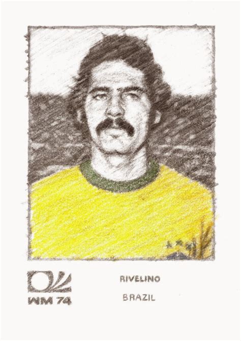 The Opposite of Tomato: World Cup '74 Portrait #168 (Rivelino: Brazil)