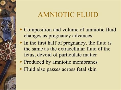 Amniotic fluid function - lomiportable