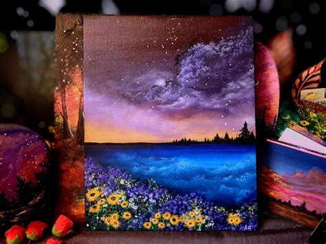 Enchanted Forest Painting - Etsy