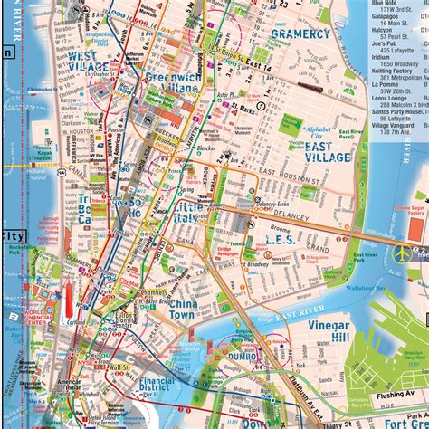 Printable New York Subway Map With Streets – Printable Map of The ...