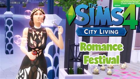 The Sims 4 City Living - Romance Festival [Early Access] - YouTube