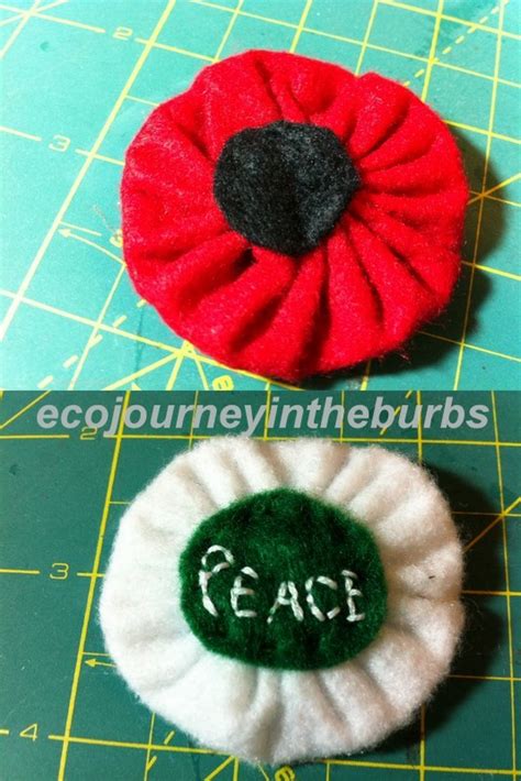 Eco Journey in the Burbs: DIY Felt Poppy Tutorial