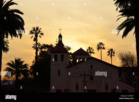 Santa Clara de Asis church at the Santa Clara University campus ...