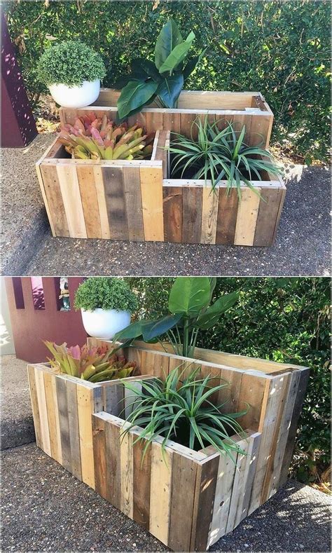 Pallet Planters Diy Raised Beds | Pallet projects garden, Wood pallet planters, Pallet planter diy