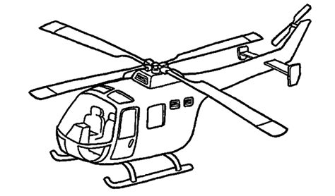 Sketsa Gambar Helikopter