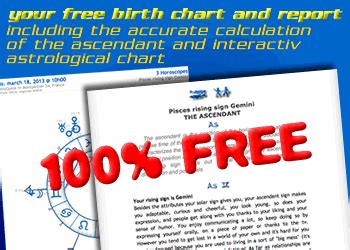 Free Birth Chart Interpretation