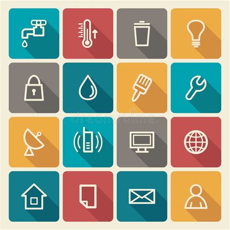 Utilities icons stock vector. Illustration of energy - 39921050