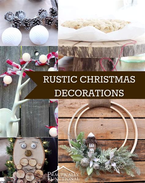10 DIY Rustic Christmas Decorations
