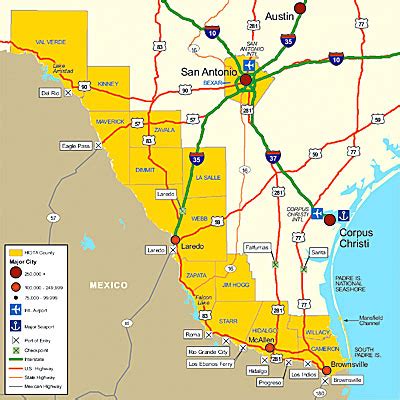 Map Of Texas Mexico Border | Business Ideas 2013