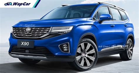 Rendered: Proton X90 7-seater SUV, third Proton SUV for Malaysia? | WapCar