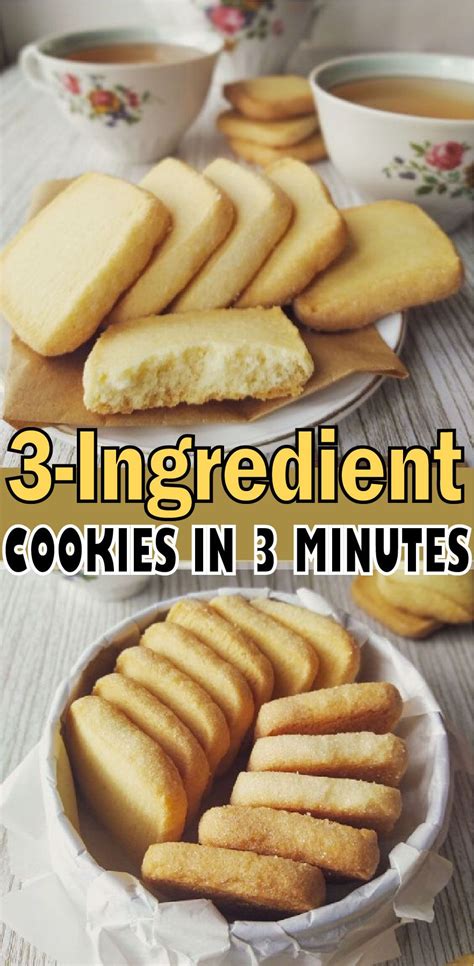 THE 3 INGREDIENT COOKIE - {100kRecipes}