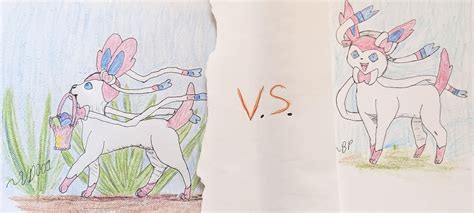 Sylveon VS. Sylveon! by VioletDawn001 on DeviantArt