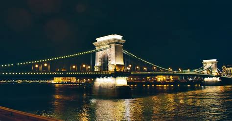 Bridge with Lights During Night Time · Free Stock Photo