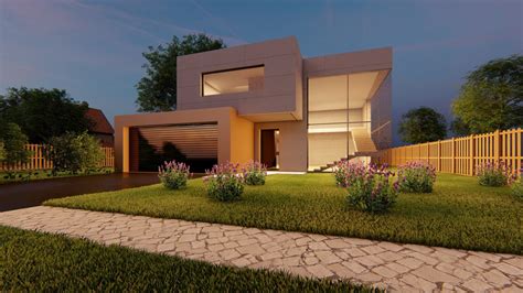 Exterior design house 3D model - TurboSquid 1422972