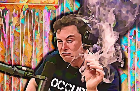 Elon Musk Smoking Weed Poster | Joe Rogan Podcast Wall Art | JRE Painting | NEW | eBay