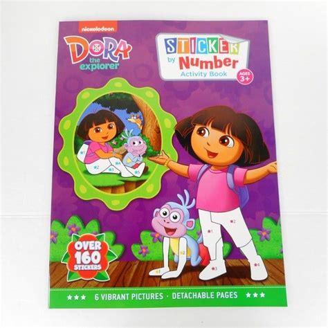 Nickelodeon Dora Sticker Book Ages 3+ | Mercari Number Activities, Activities For Kids, Motts ...