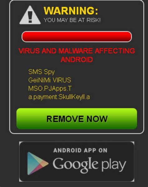 Image FAKE Virus And Malware Affecting Android Alert | MalwareTips Blog